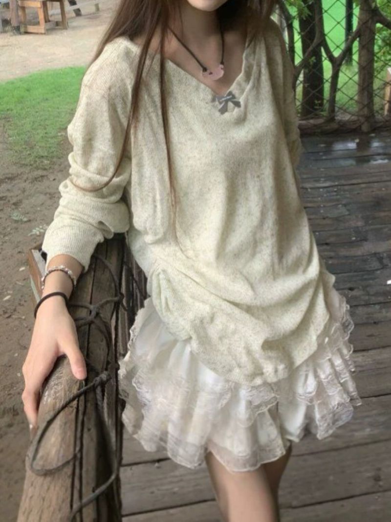 Blusa de manga comprida com de - Blouses avaliação e preço