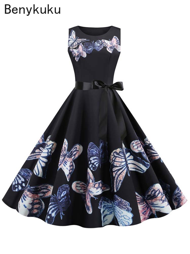 1950s vintage vestido de verão - French Vintage Floral Midi Dress avaliação e preço