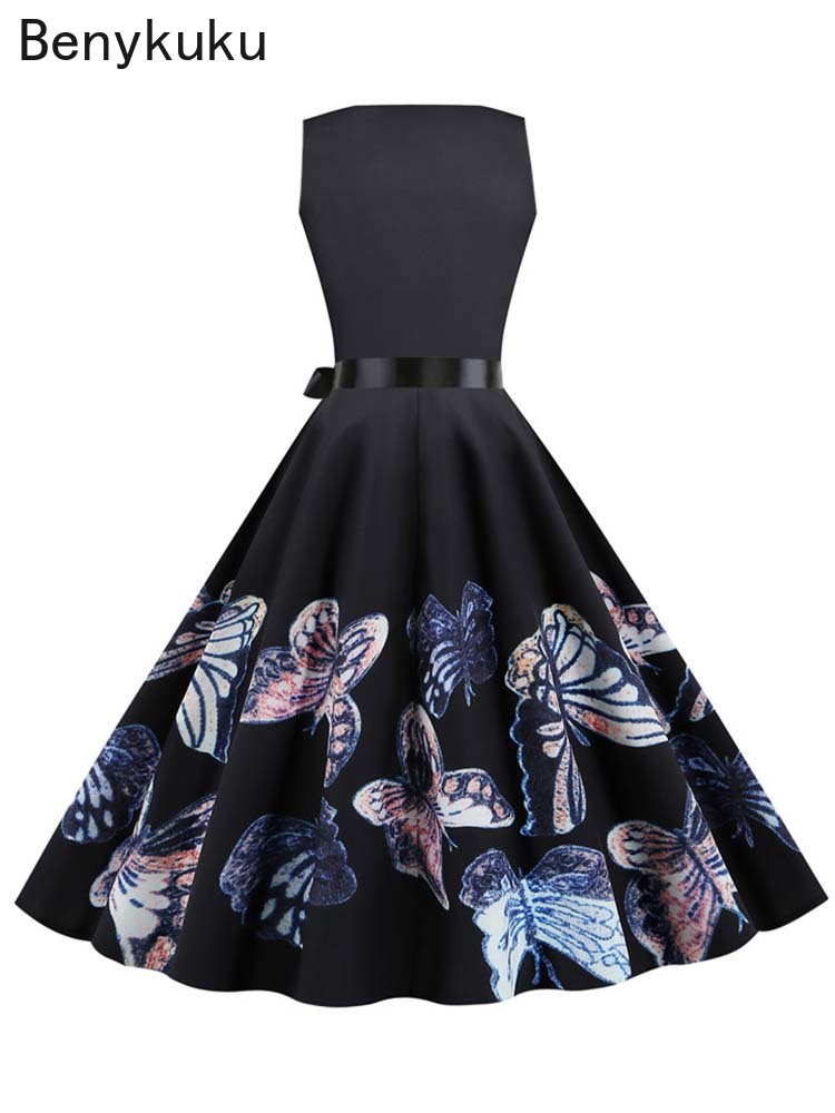 1950s vintage vestido de verão - French Vintage Floral Midi Dress avaliação e preço