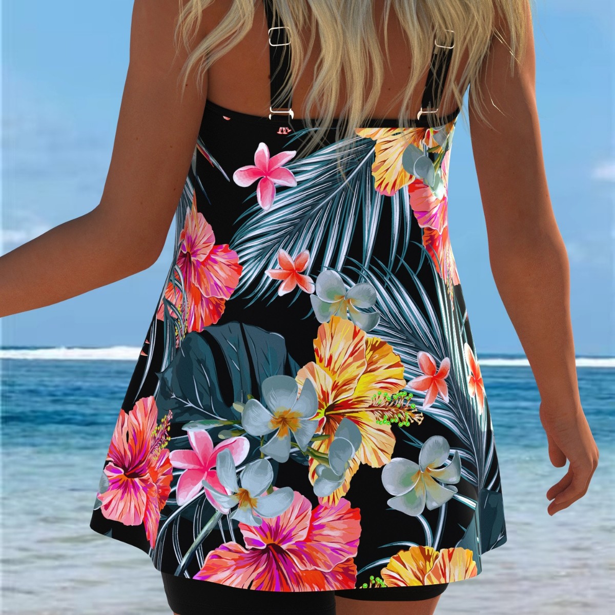 Novo Conjunto de Tankini, Roup - Swimwear avaliação e preço